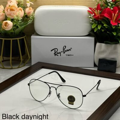 Rey ban aviator 3026 black day night