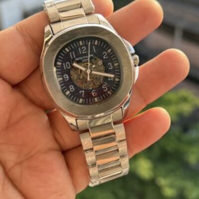 PATEK PHILIPE SILVER BLUE AUTOMATIC
