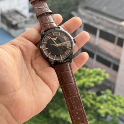 EMPORIO ARMA BROWN LEATHER