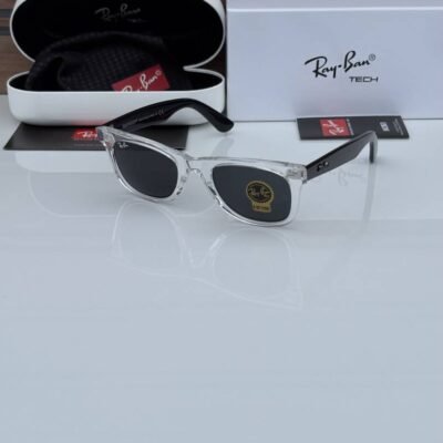 Rey ban 2140 slant transparent black glass quality