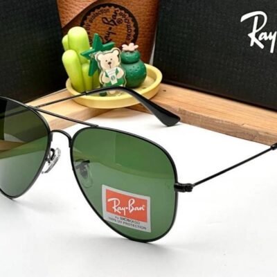 Rey ban 3026 black green aviator glass quality