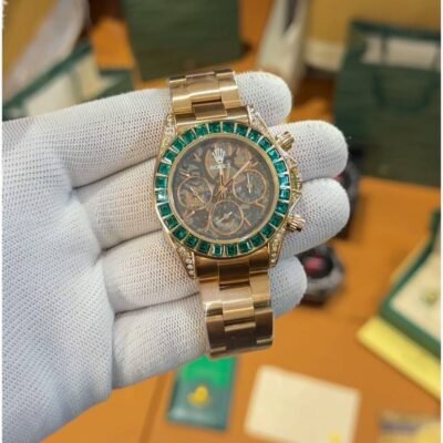 Rollex Oyster Perpetual Daytona Chosmograph Rainbow Copper-Green