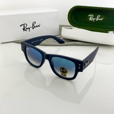 REY BAN BLACK BLUE SHADED 840