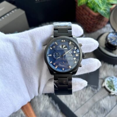 Tag Huer CR7 Black Blue All Working W152