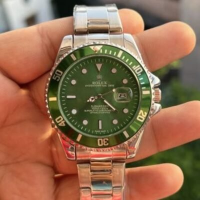 ROLLEX SUBMARINER SILVER GREEN