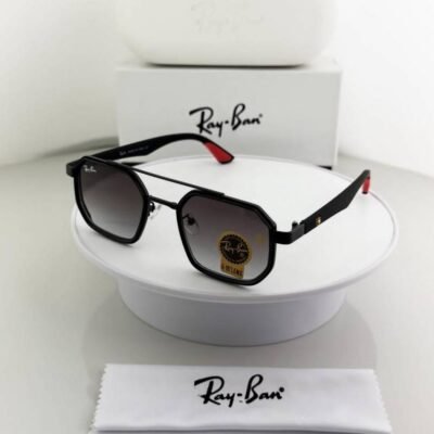 REY BAN BLACK SHADED 09