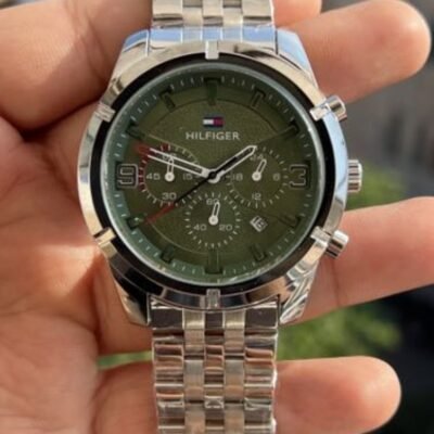 TOMMY HILIFIGER ALL CHRONO WORKING SILVER GREEN