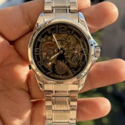 ROLLEX SILVER BLACK
