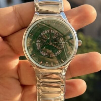 RAD ROUND SILVER GREEN SWIFT MOVEMENT