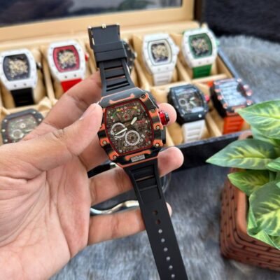 Richard Mille Mclaren Carbon Fibre All Working W256