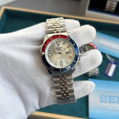 Seiko 5 Sports Pepsi Edition Back Open W291