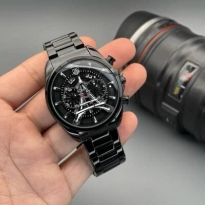 Tag Paris Full Black Chain