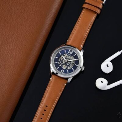 Fossii_l Heritage Automatic Blue