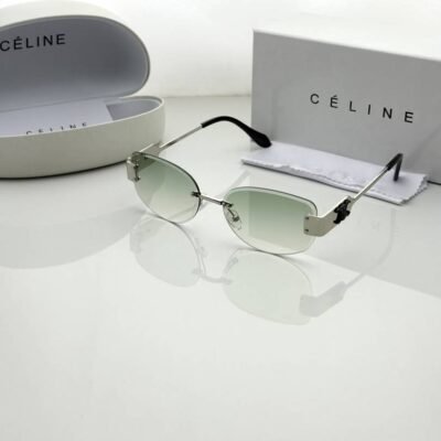 Celine.26042 silver green shaded
