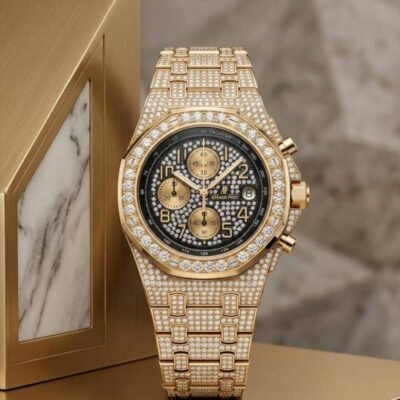 Audemars Piguee_t Royal Oak TachyMeter Iced Out