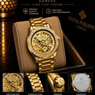 Patek Philipe Sekeleton Quartz