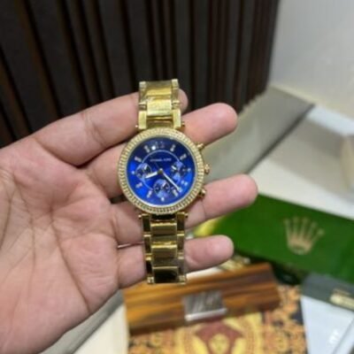 MICHEAL KORS GOLD BLUE