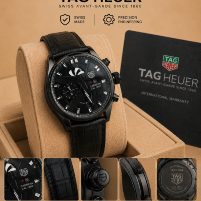Tag Huer Carrera Leather Belt CR7 - J72