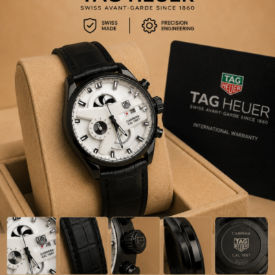 Tag Huer Carrera Leather Belt CR7 - J72
