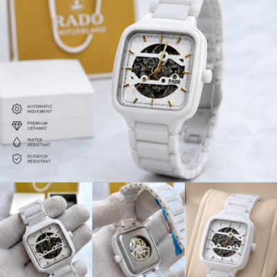 Raado True Square White Auto Open Heart