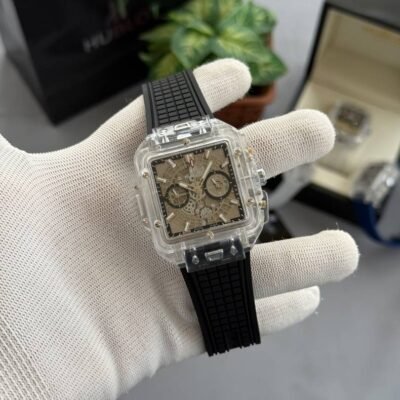 Hublot Bigbang Unico Square Transparent All Working W403