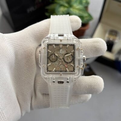 Hublot Bigbang Unico Square Transparent All Working W402