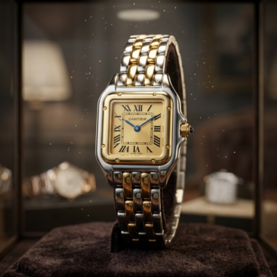 Cartie panther de lady two tone gold 411