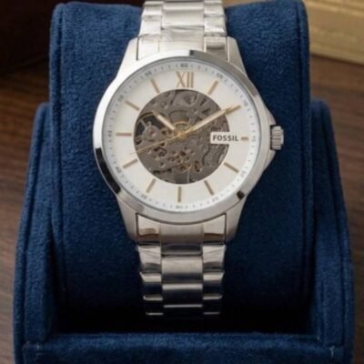 Fosil Townsman White Skeleton Automatic 124