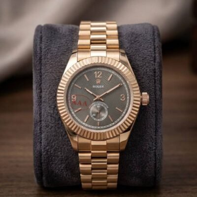 Rollex Oyster Perpetual Rose Gold Grey 225