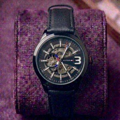 Tommy Hilfigar Automatic Skeleton Leather Belt 307