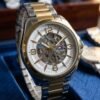 TOMMY HILFIGAR AUTOMATIC WATCH TT GOLD WHITE 499