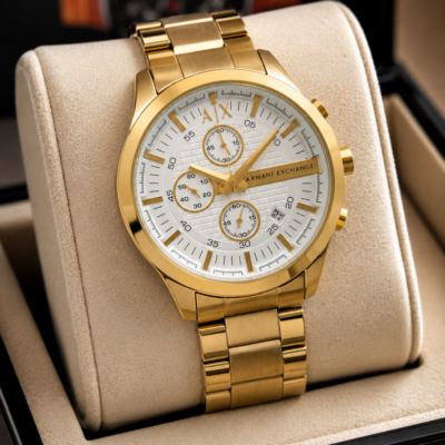 ARMA I EXCHANGE HAMPTON GUNMETAL CHRONOGRAPH WATCH 535