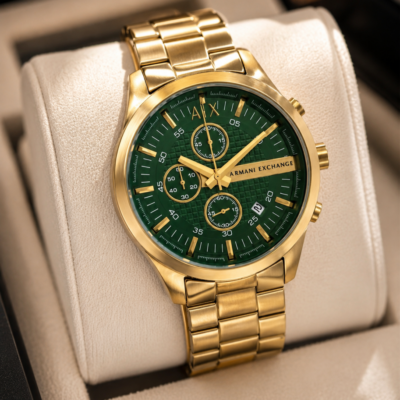 ARMA I EXCHANGE HAMPTON GUNMETAL CHRONOGRAPH WATCH 538