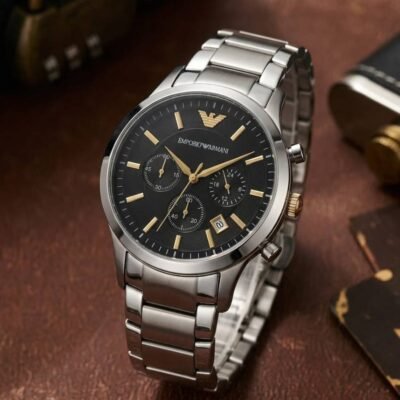 Emporio Arma_i Classic Silver Black Gold