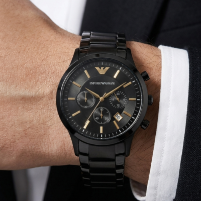 Emporio Armaan_i Classic Black-Gold