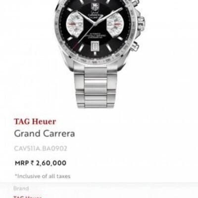Tag Huer carrera caliber 17 WC 1485