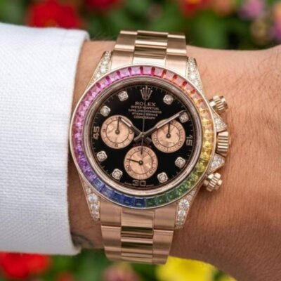 ROLLEX RAINBOW CHRONOGRAPH WORKING ROSE 293