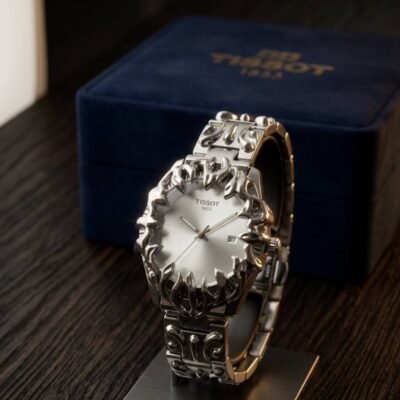 TISOT MENS MONSTER EDITION NEW ARRIVAL SILVER WHITE 616