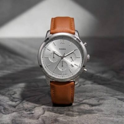 Fossii_l Neutro Chronograph LightBrown White
