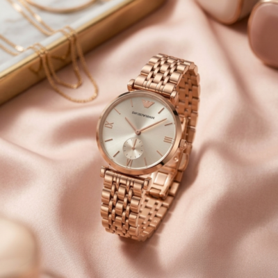 Emporio Armaann_i Classic pink Dial