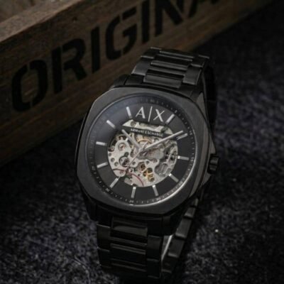 Armaann_i Exchange Ax2418 Hampton Automatic Black