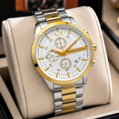 ARMA I EXCHANGE HAMPTON GUNMETAL CHRONOGRAPH WATCH 532