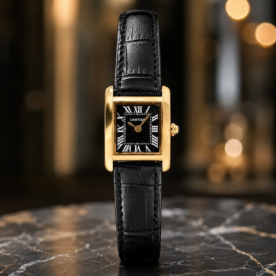 CARTIAR TANK LADIE MINI Black GOLD 639
