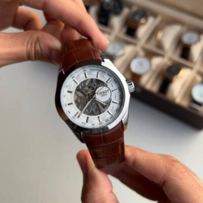 TISOT LEATHER MENS AUTOMATIC  654