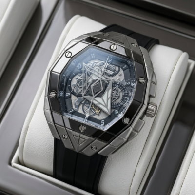 Hublot Spirit of Big Bang Sang Bleu Black-Silver-Black
