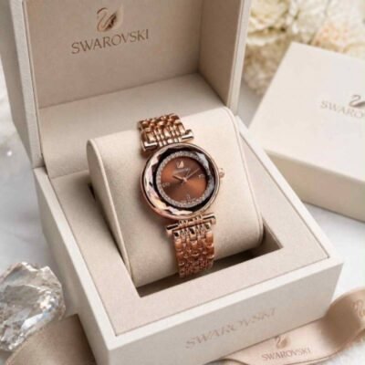 SWAROVSK CRYSTAL LAKE 32MM ROSE BROWN 693