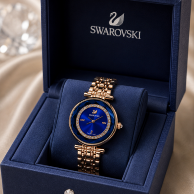 SWAROVSK CRYSTAL LAKE 32MM ROSE BLUE 695