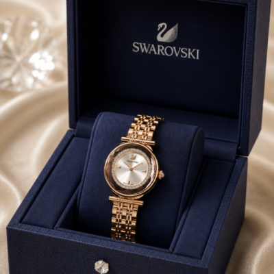 SWAROVSK CRYSTAL LAKE 32MM ROSE ROSE 696