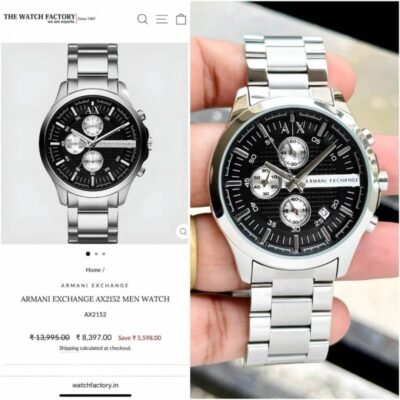 ARMAI EXCHANGE HAMPTON GUNMETAL CHRONOGRAPH WATCH 531
