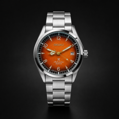 SEIK O ALPINIST ORANGE AUTOMATIC 730
